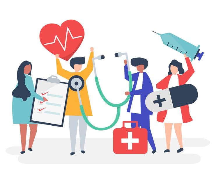 Healthcare professionals advancing Universal Health Coverage in Kenya